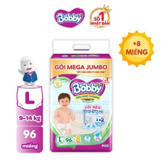 Miễn ship BOBBY TÃ QUẦN L96+8 Gạo non Organic Mới