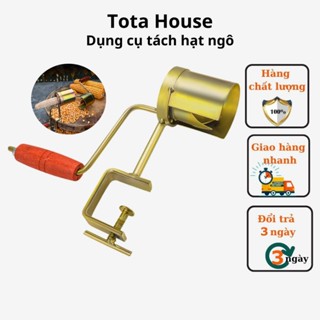 Dụng cụ tách hạt ngô siêu nhanh tiện dụng trong gia đình làm nông nghiệp kích thước nhỏ tiện lợi