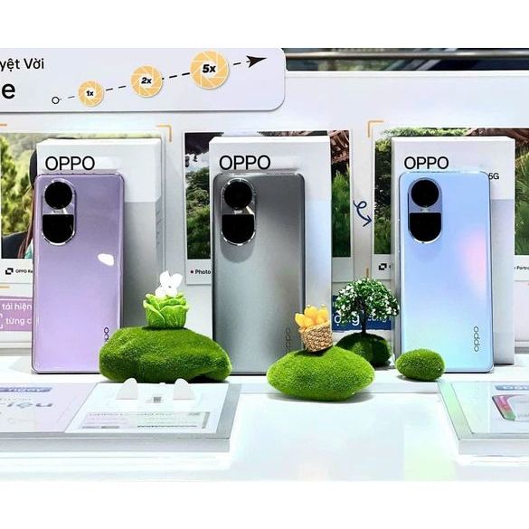 Điện thoại Oppo Reno 10 bản 5G Ram 8/256gb Pin 5000mAh Chip dimensity 7050 - bảo hành ch 12 tháng