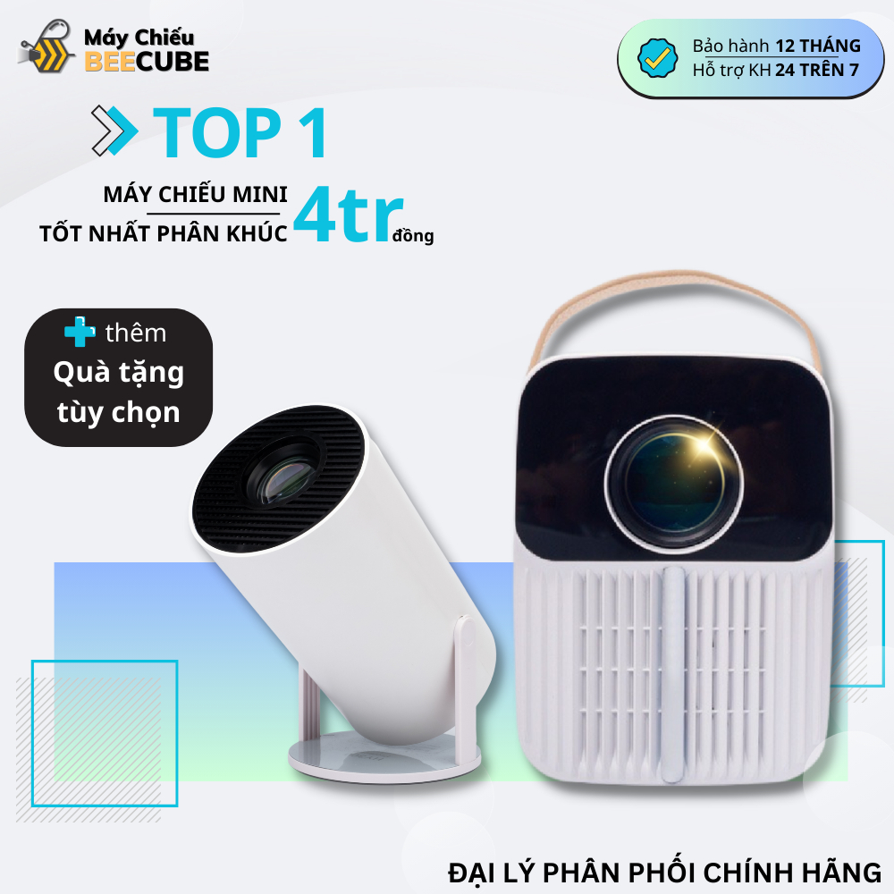 MÁY CHIẾU MINI BEECUBE X2 MAX FULL HD 1080P ANDROID BẢO HÀNH 12 THÁNG CHÍNH HÃNG