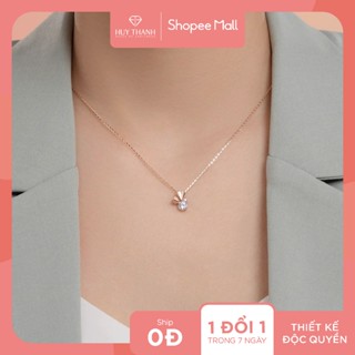 Dây Chuyền Vàng Tây 14k Wings Of Love DCMAMD616 Huy Thanh Jewelry