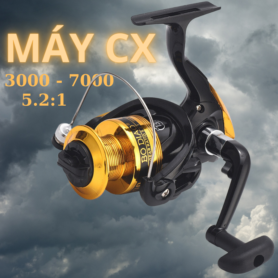 Máy Câu Cá CX Giá Rẻ, Đủ Size 3000, 4000, 5000, 6000, 7000