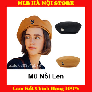 Mũ mlb chính hãng mũ nồi len mlb rookie beret new york yankees chuẩn auth