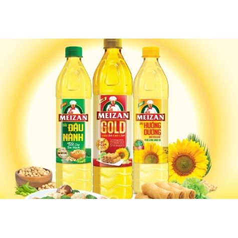 Dầu Ăn Meizan Gold 1L tốt cho sức khoẻ, sắc đẹp, váy vóc