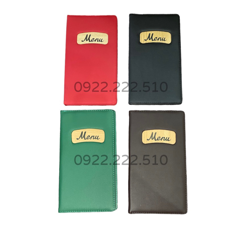 CUỐN BÌA MENU BÌA DA 10-20 LÁ