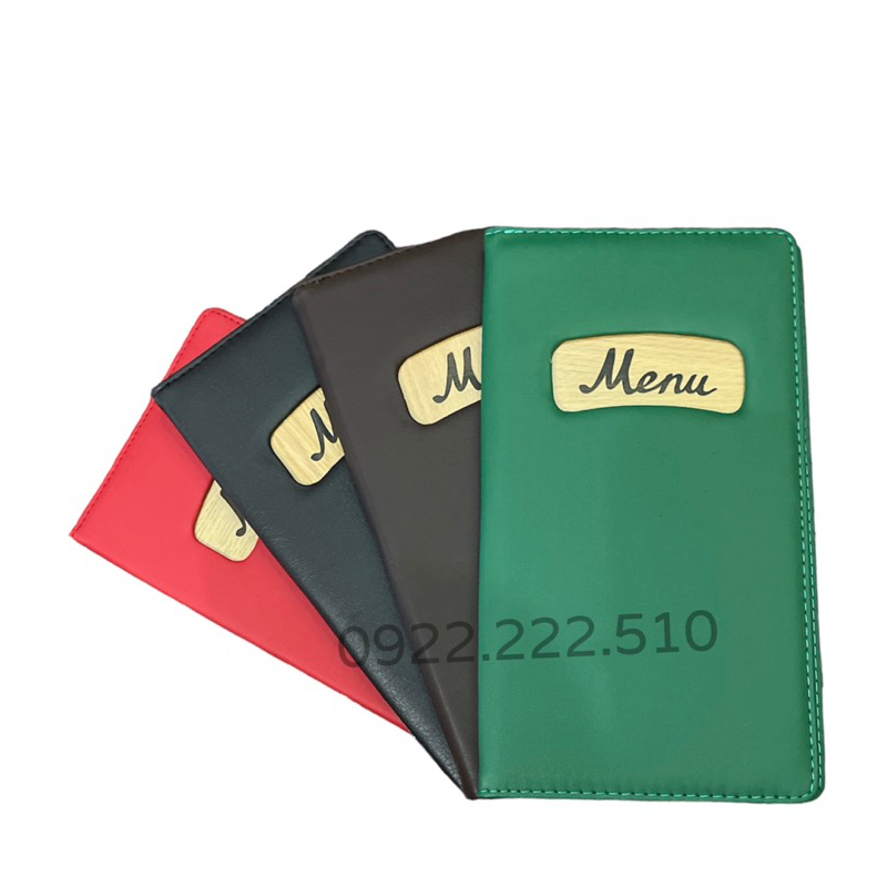 CUỐN BÌA MENU BÌA DA 10-20 LÁ