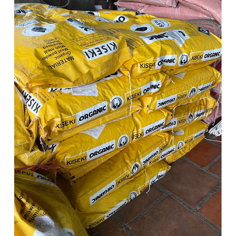 Bao phân bón hữu cơ gà nhật organic kiseki nhập khẩu nhật bản tốt cho cây rau hoa kiểng 25kg  chaunhuagiasi