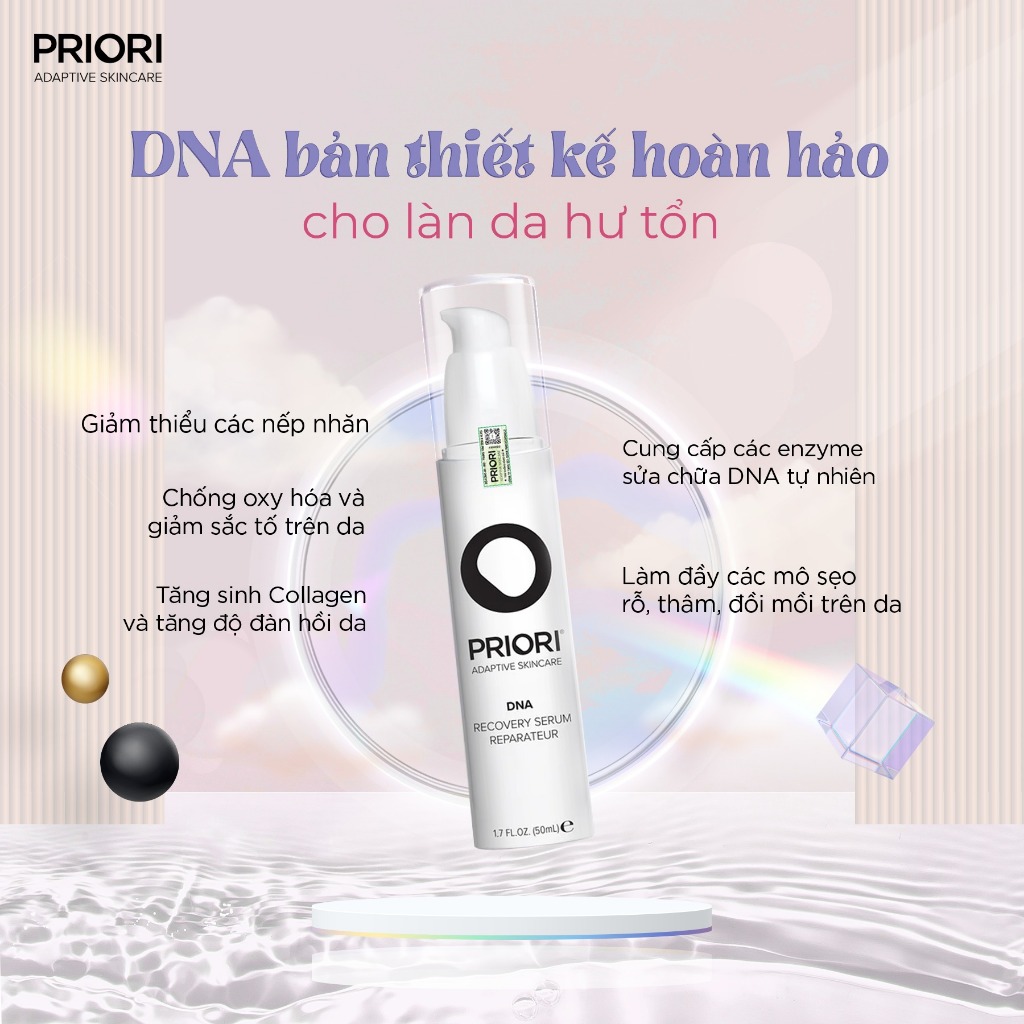Priori DNA Fx221 Recovery Serum - Serum phục hồi, dưỡng ẩm, trẻ hóa da 50ml