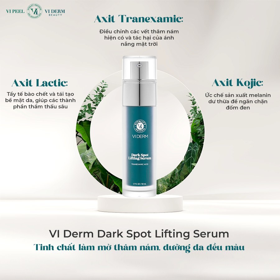 Viderm Dark Spot Lifting Serum – Tinh chất làm mờ thâm nám, dưỡng da đều màu 50ml