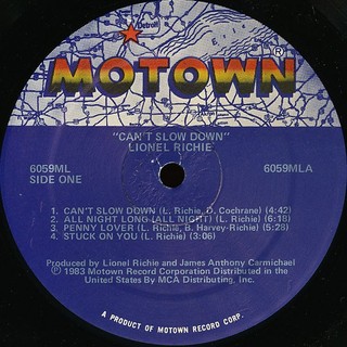 Đĩa Than ( Vinyl) : Lionel Richie - Can’t Slow Down