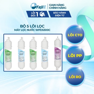 Combo 5 lõi lọc máy lọc nước tinh khiết RO Fujie WPD5300C