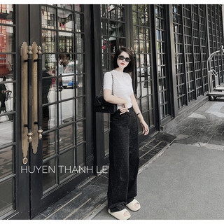 Quần jeans suông chace