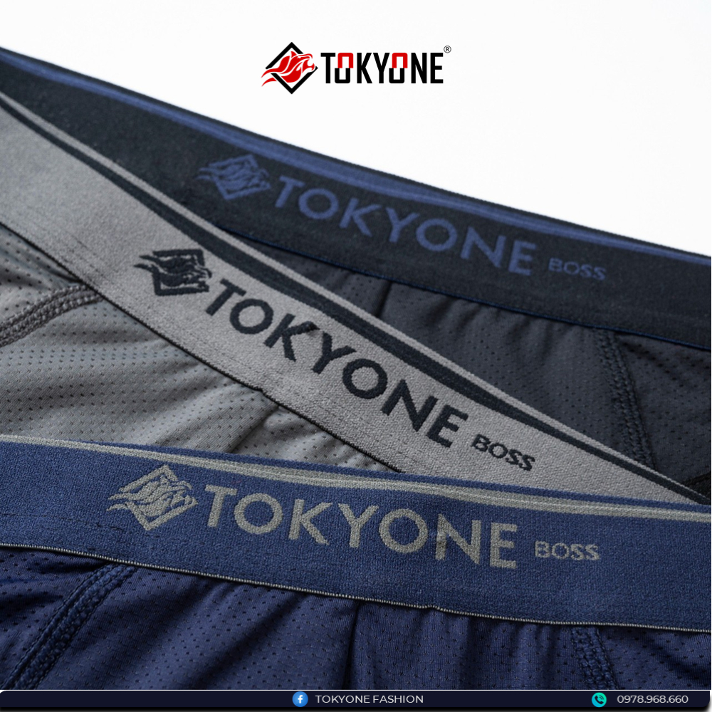 Quần Lót Nam Thông Hơi TOKYONE, thoáng khí, thấm hút mồ hôi, kháng khuẩn vượt trội.