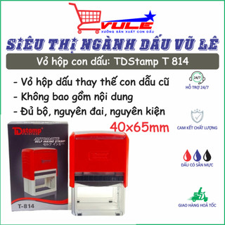 Vỏ hộp con dấu thay thế dấu cũ 40x65mm