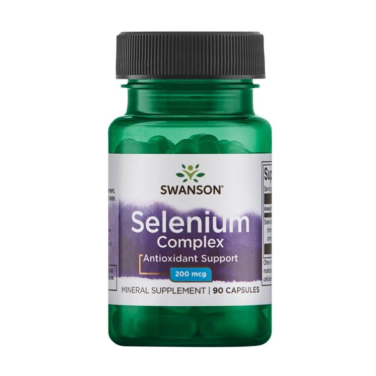 SELENIUM | Swanson Selenium [60 - 90 Viên] | Tăng Thị Lực Hỗ Trợ Tuyến Giáp Tăng Miễn Dịch Cơ Thể - Chính Hãn