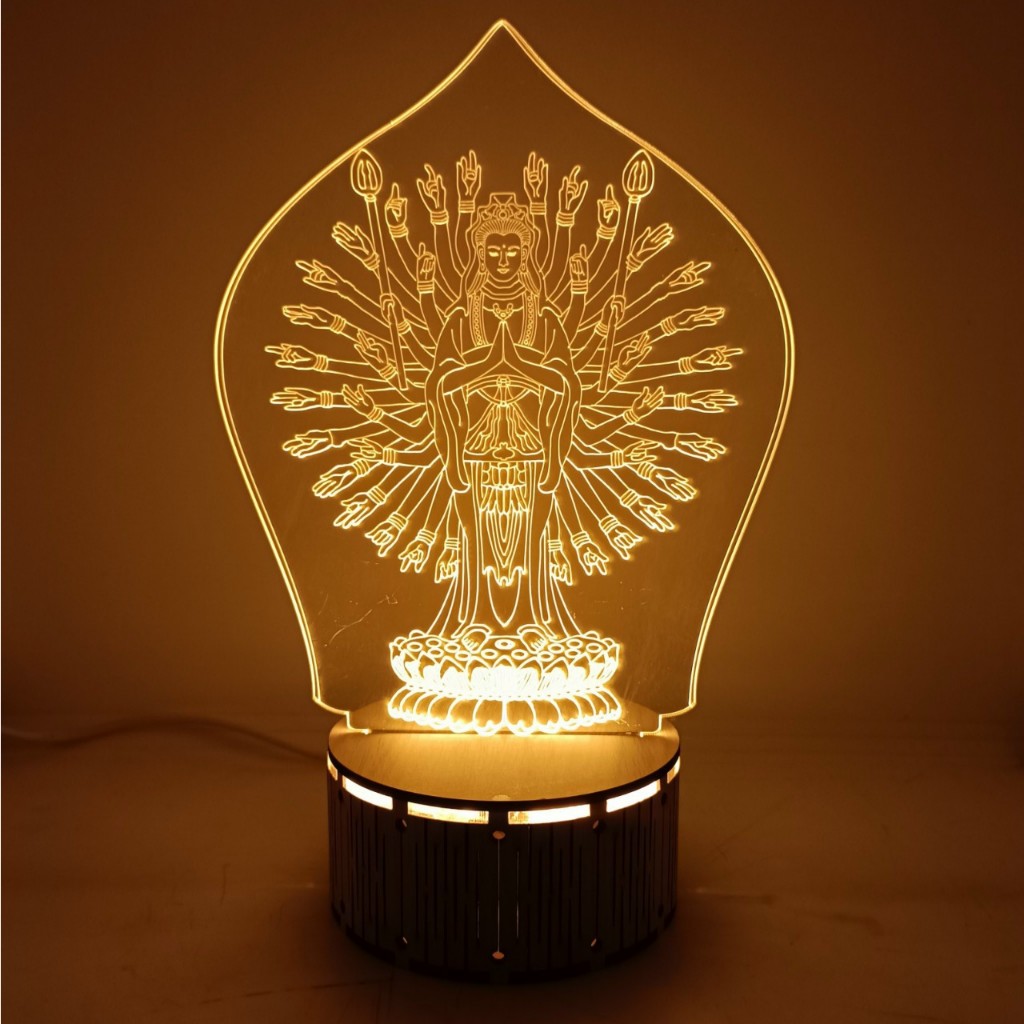 Đèn Led 3D Cao cấp Thiên thủ thiên nhãn 🙏 An Nhiên St 🙏