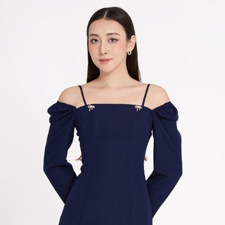 MAYBI Đầm mini ôm bố thái