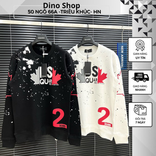 Áo nỉ nam dsq vảy sơn siêu đẹp - áo nỉ nam dsq lá phong mới nhất