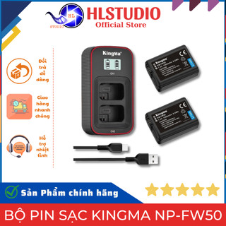 Bộ pin sạc kingma np-fw50 cho máy ảnh sony chính hãng hl studio