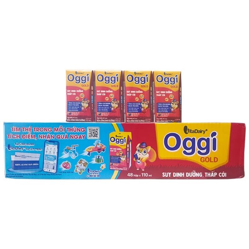 Sữa Oggi gold 110ml 48 hộp