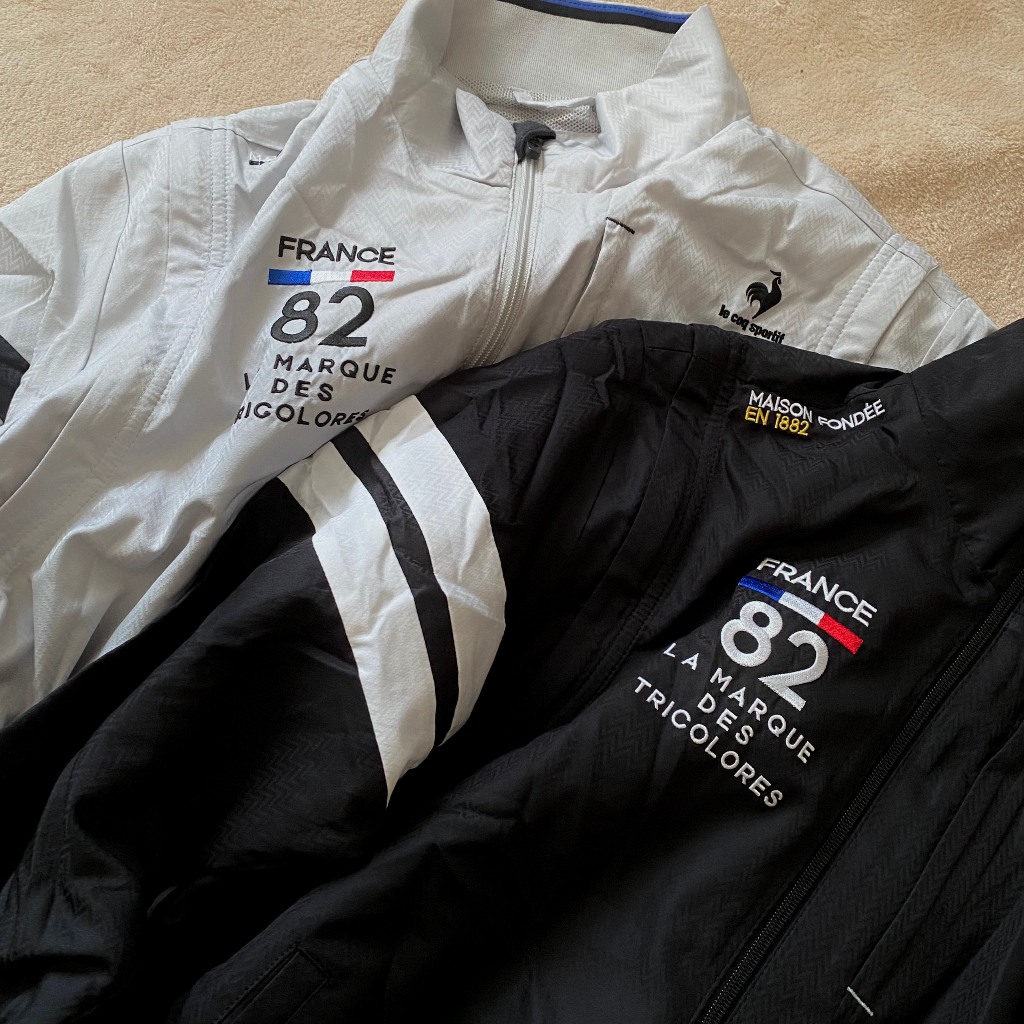 Áo khoác gió tay áo tháo rời form thể thao 3 màu đen - trắng - xám Le co.q chính hãng