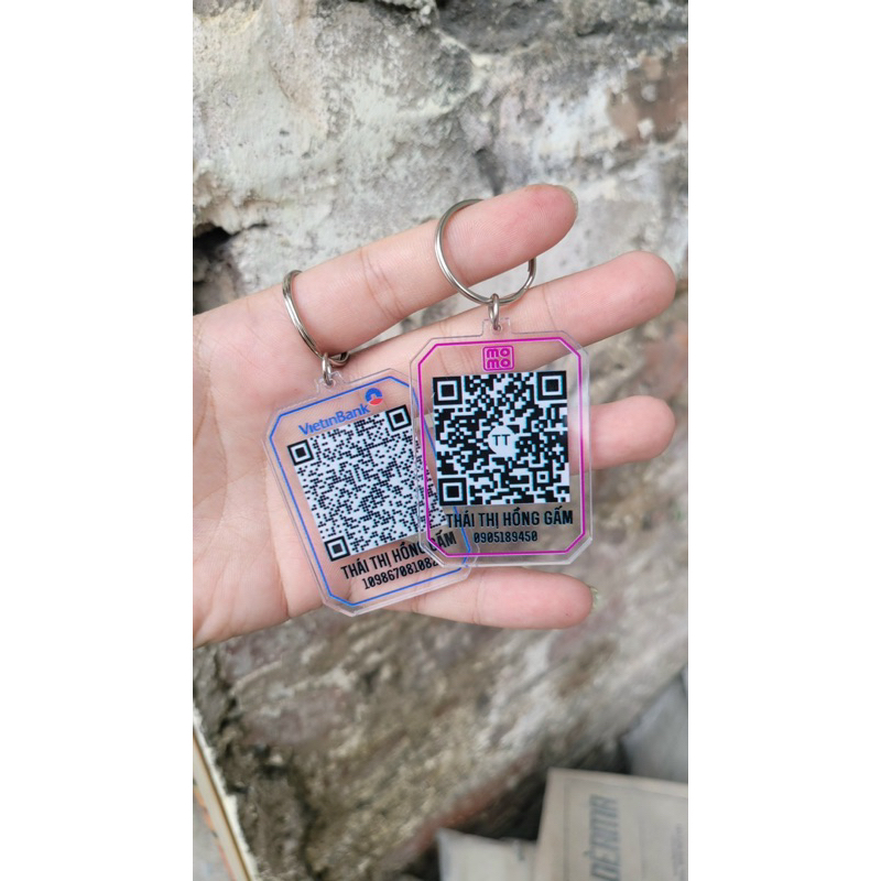 Móc khoá mã QR Chuyển Khoản Ngân Hàng