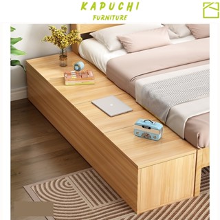 Tủ gỗ để đồ thông minh tận dụng không gian cửa sổ, làm kệ tivi, làm giường KAPUCHI - KP182 KP183