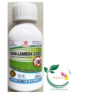 Han-lambda 2.5cs diệt ruồi, muỗi, kiến, gián - #062b# 100ml