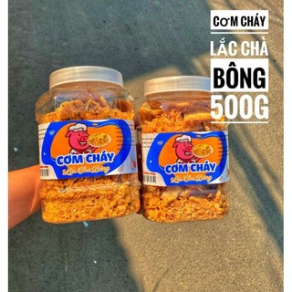 Cơm cháy mắm hành lắc chà bông 500gr siêu ngon