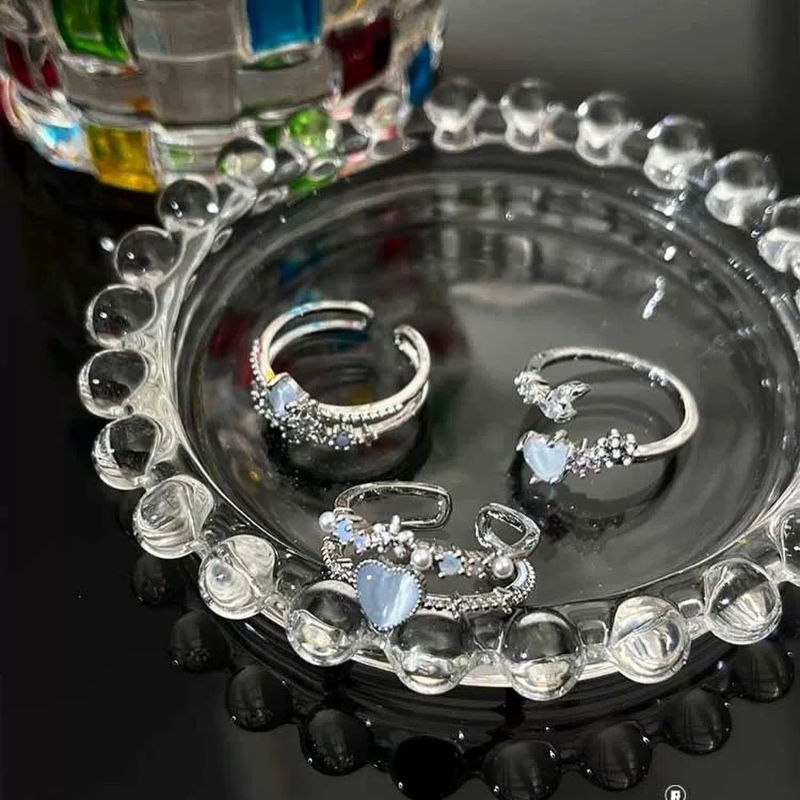 Nhẫn Kiểu Tim Đá Nữ Tính - NHAN1052 - BCorner