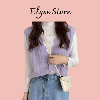 [ Xả kho] Áo Len Gile Nữ Ghile Cổ Chữ V Màu Trơn Basic Có Cúc Kiểu Hàn Quốc Ulzzang G1 CS