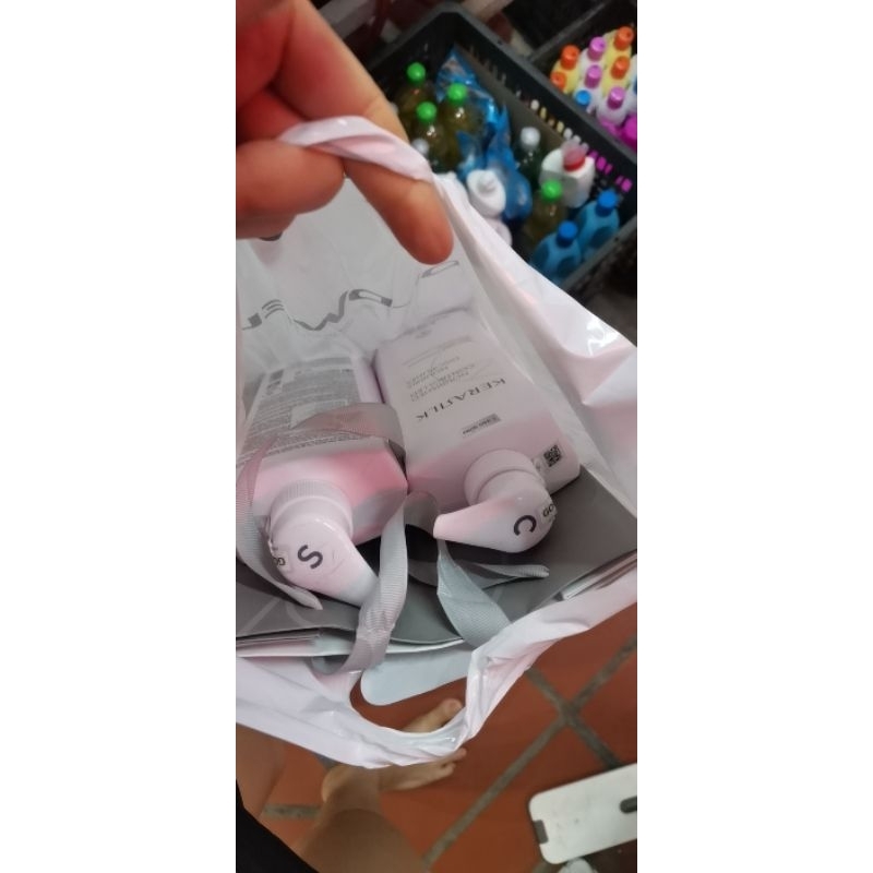 Dầu gội xả suôn mượt Goldwell Kerasik Premium 750ml x 2