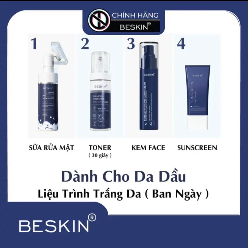 LIỆU TRÌNH TRẮNG DA BAN NGÀY CHO DA DẦU ,MỤN ÍT