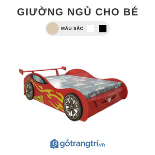 Giường ngủ ô tô cho bé gỗ mdf thái lan giao hàng tận nơi ghsb - 223