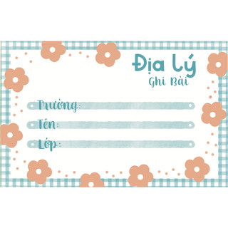 Lẻ sticker nhãn vở (mẫu mới) - loại thường