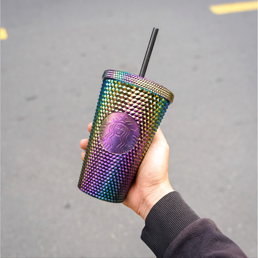 Bình STARBUCKS STUDDED thỏ xanh