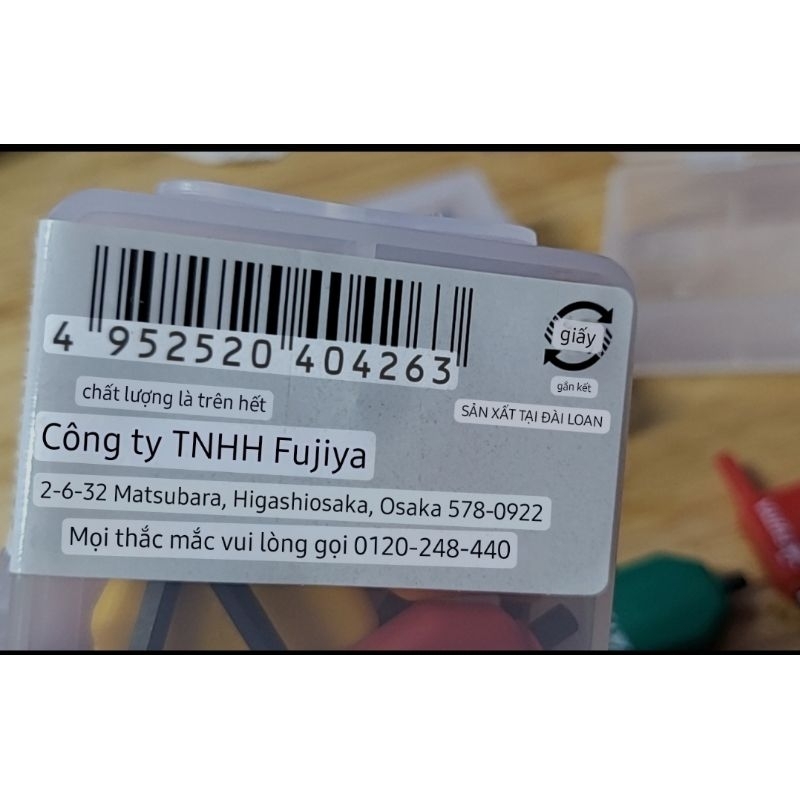 Combo lục giác bông mini FUJIYA FPW-303  .Hàng Nhật chính hãng.