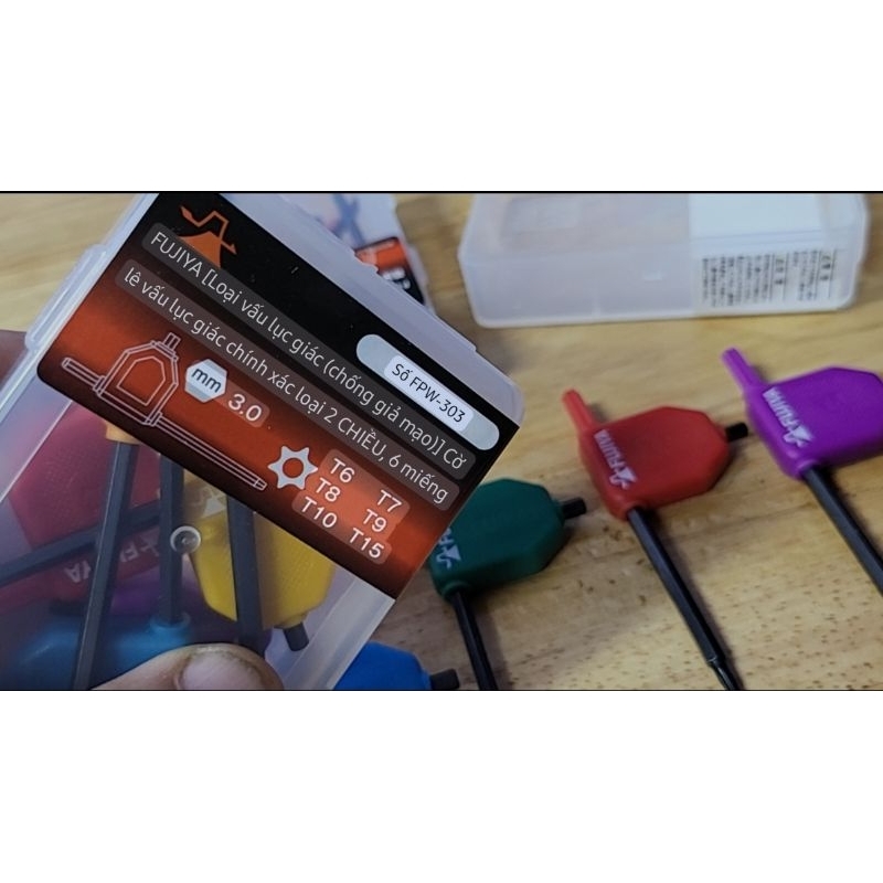 Combo lục giác bông mini FUJIYA FPW-303  .Hàng Nhật chính hãng.