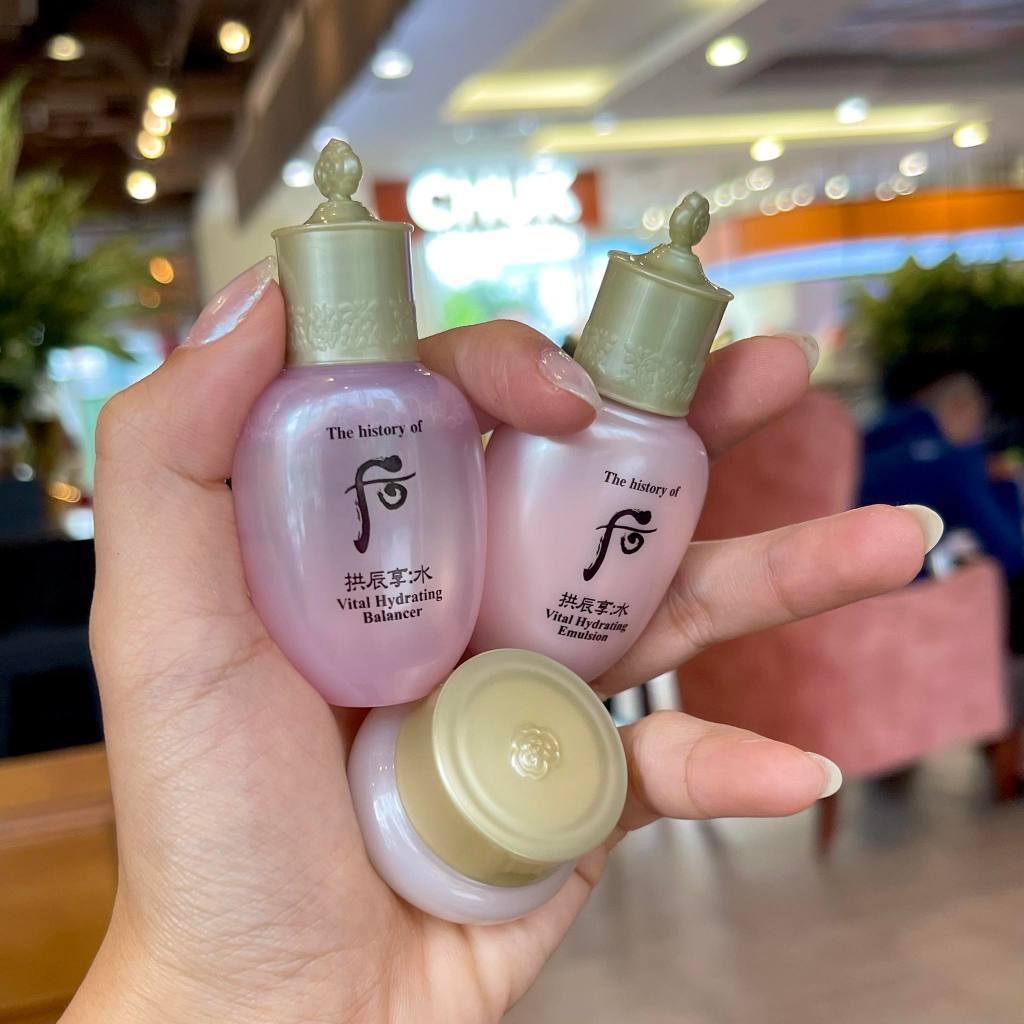 Bộ Dưỡng Ẩm Da 3 Món The History Whoo Gonjinhyang:Soo Vital Hydrating 3Pcs Gift Set