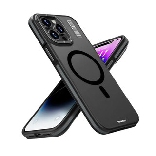 Ốp lưng youngkit matte hỗ trợ sạc không dây cho điện thoại ip 15 promax 15 pro 15 plus 15