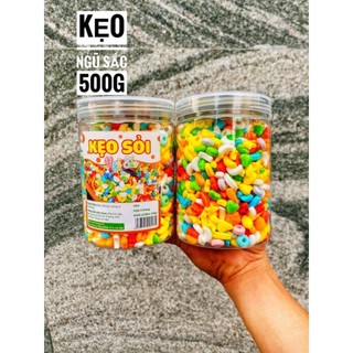 Kẹo bi trái cây hủ pet 500gr siêu ngon, rất nhiều vị khác nhau,bao ngon