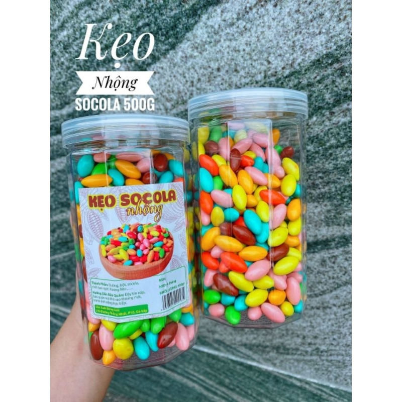 Kẹo bi trái cây hủ pet 500gr siêu ngon, rất nhiều vị khác nhau,bao ngon