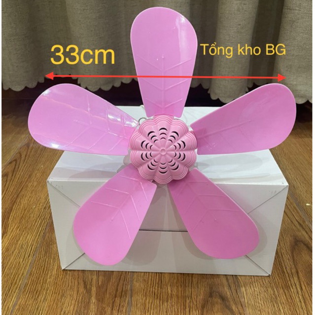 Quạt màn cỡ nhỏ 5 cánh đường kính quay 33cm