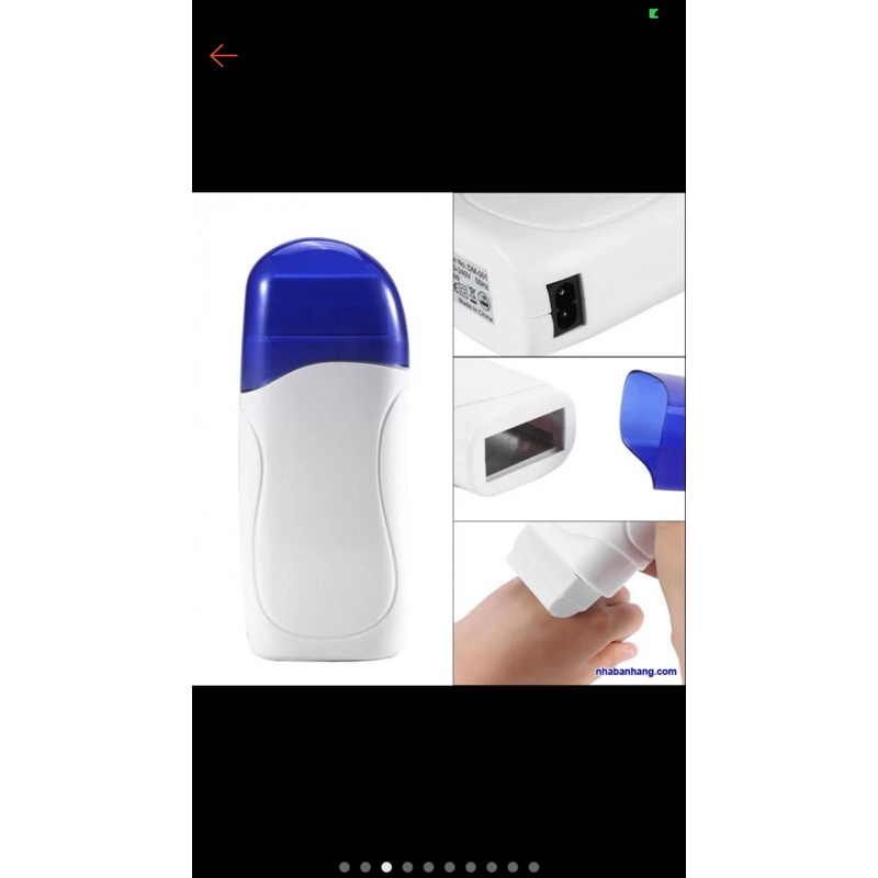 Pass  Bộ máy wax lông mini + sáp thanh lăn