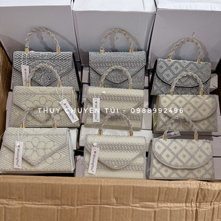 Túi quai đính đá ngọc Mới fullbox