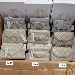 Túi quai đính đá ngọc Mới fullbox