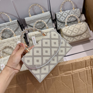 Túi quai đính đá ngọc Mới fullbox