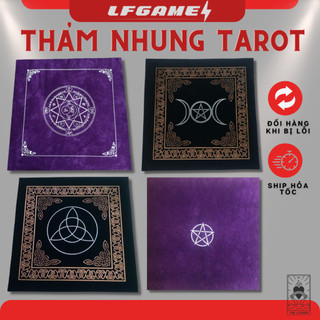 THẢM NHUNG TAROT cao cấp thảm trải tarot bảo Vệ bài Tarot phụ kiện Tarot size 50X50 Lenormand Oracle