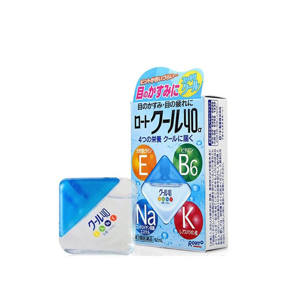 Nhỏ Mắt Rohto  Nhật Bản Bổ Sung Vitamin - Lọ 12ml