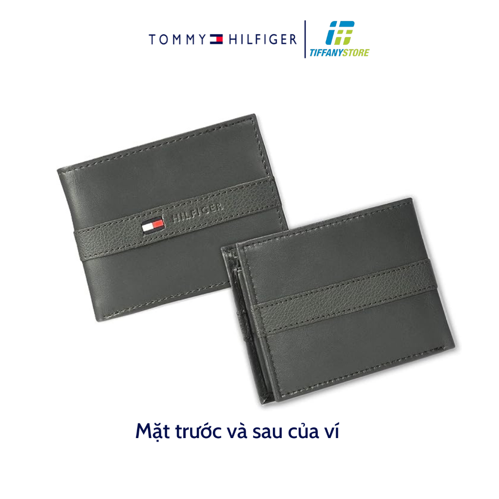 Ví nam Tommy Hilfiger Men's Leather Wallet - Ví da gập đôi Slim Bifold 5673 - Hàng chính hãng - Nhập tại Mỹ